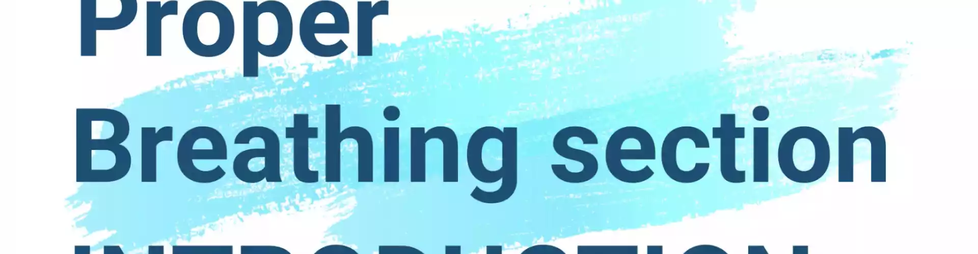 Bundle: Proper Breathing - Online Course by Learn It Live