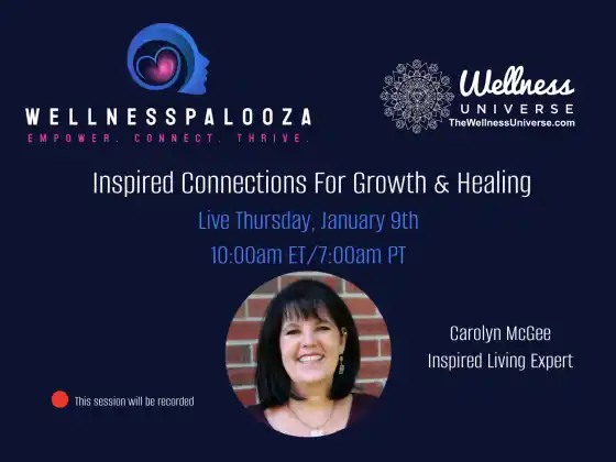 Wellnesspalooza 2025 Inspired Connections para crescimento e cura com Carolyn McGee