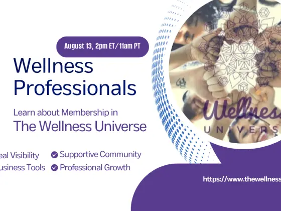 Présentation de l'adhésion à The Wellness Universe